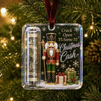 Christmas Cash Gift Ornament – Clear Money Holder Keepsake