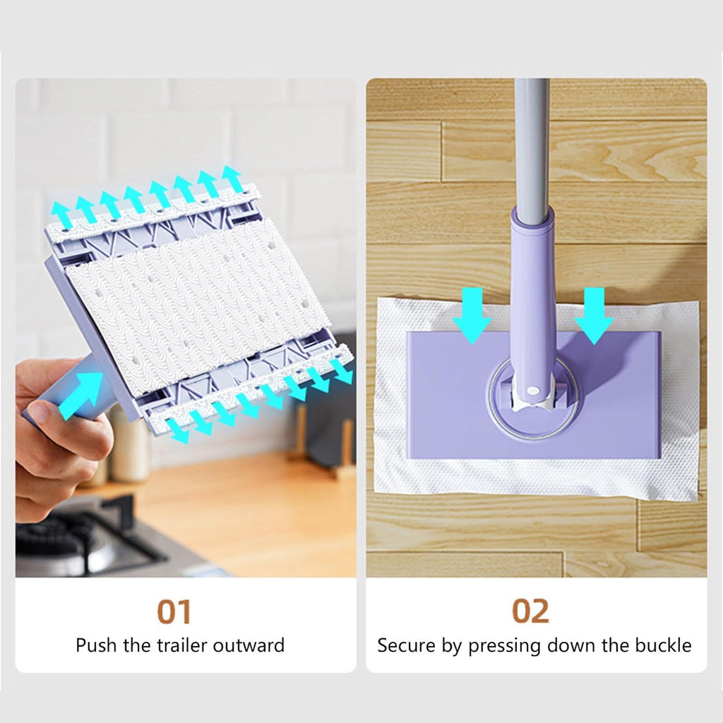 CleanWhiz - No-Touch Mini Mop – Effortless Cleaning Anytime
