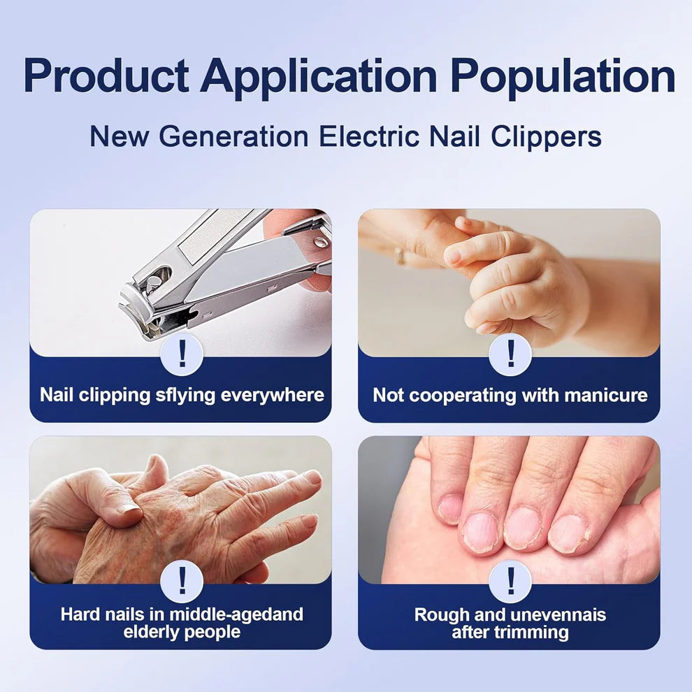 2026 Upgraded 2-in-1 Electric Nail Clipper & Polisher