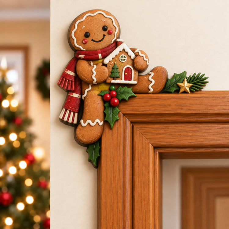 Peekaboo Christmas Corner Decor – 8 Festive Door Frame Characters