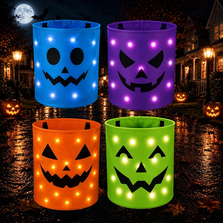 LED Halloween Trick-or-Treat Bag