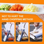 Kitchen Time-Saver: Safe Adjustable Food Cutter