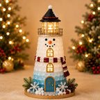 DIY Christmas Lighthouse Craft Kit – 6 Festive LED Designs