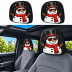 Christmas Car Headrest Cover – Stretch-Fit Holiday Seat Decor