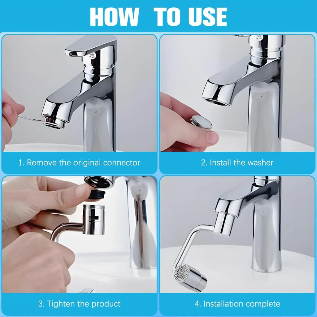 AquaPivot - 1080° Rotating Faucet Extension