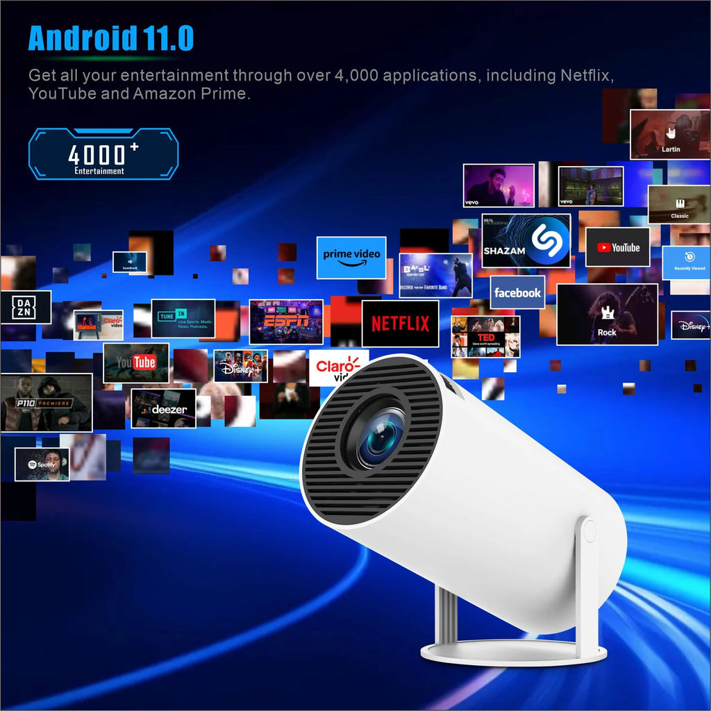 NeoView - Portable Projector | 4K Ultra HD Clarity & Compact Design