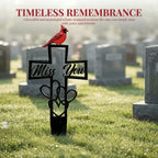 🐦LAST DAY 50% OFF -💖✝️Metal Cemetery Memorial Plaque for Remembrance