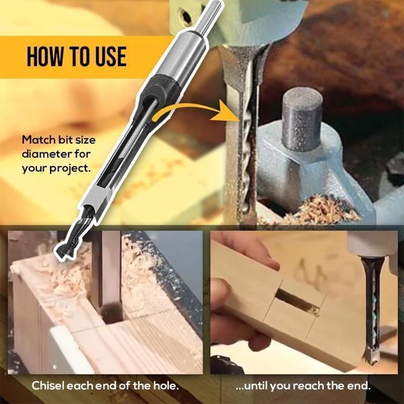Square wood forest: Precision and performance for perfect drilling