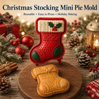 Christmas Cookie Mold – 3D Embossed Holiday Baking Press
