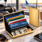 10-Card Stainless Steel RFID Blocking Wallet