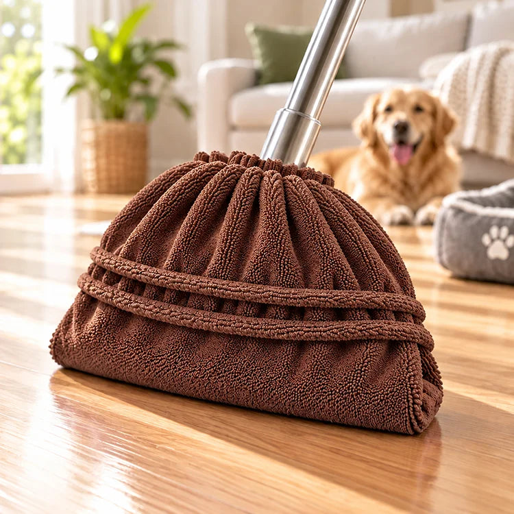 Reusable Multi-Purpose Broom Cover – Wet & Dry Cleaning Sleeve