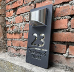 LumiSign™ Auto-Glow Solar Address Plaque
