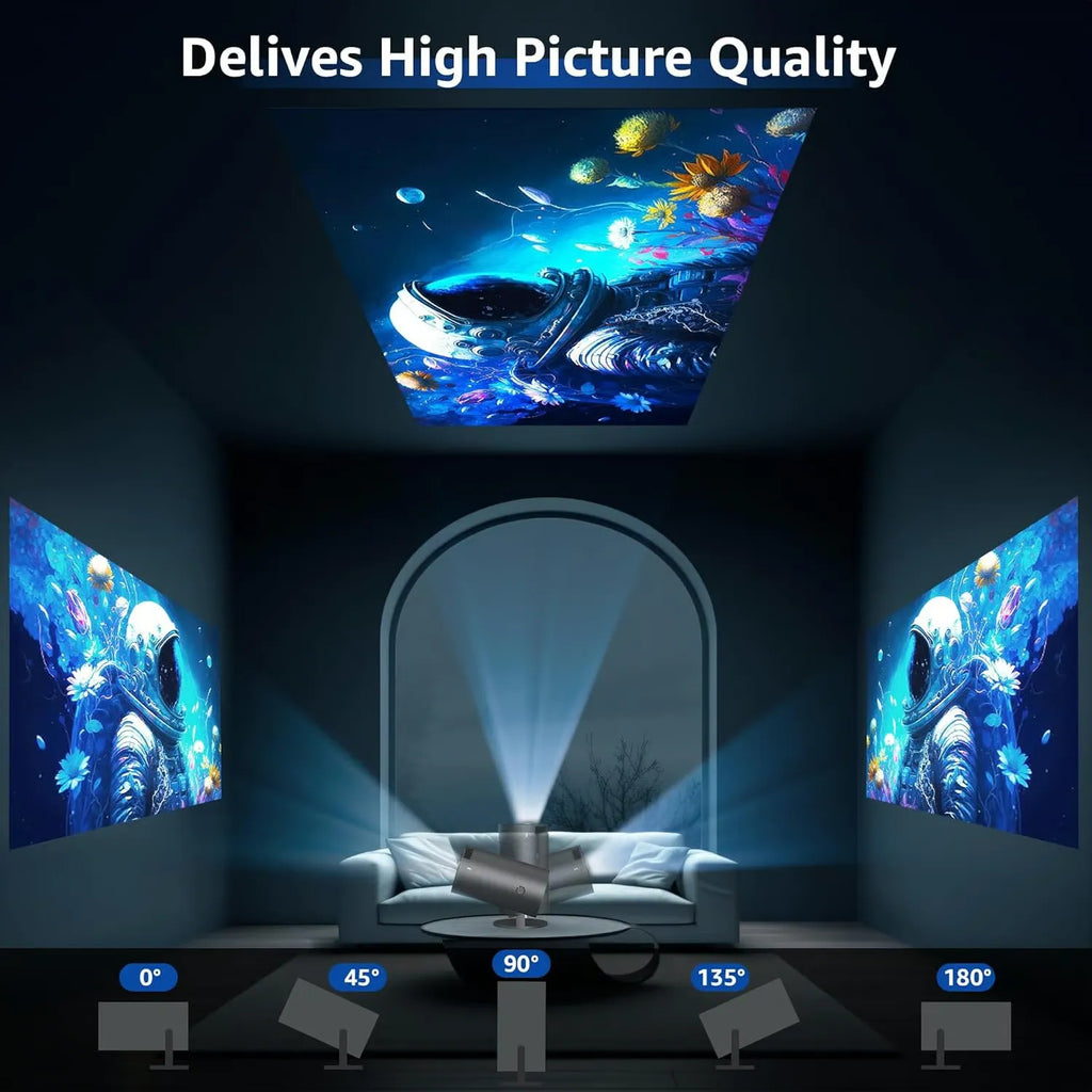 NeoView - Portable Projector | 4K Ultra HD Clarity & Compact Design