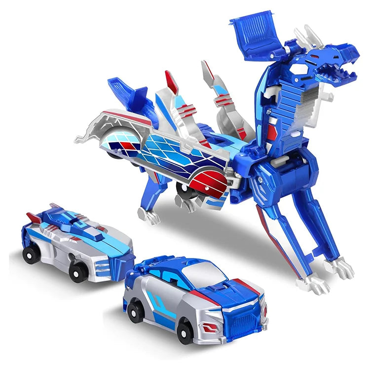 2-in-1 Magnetic Crash-Transforming Cars