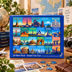 World Travel Landmarks 24-Day Puzzle Adventure