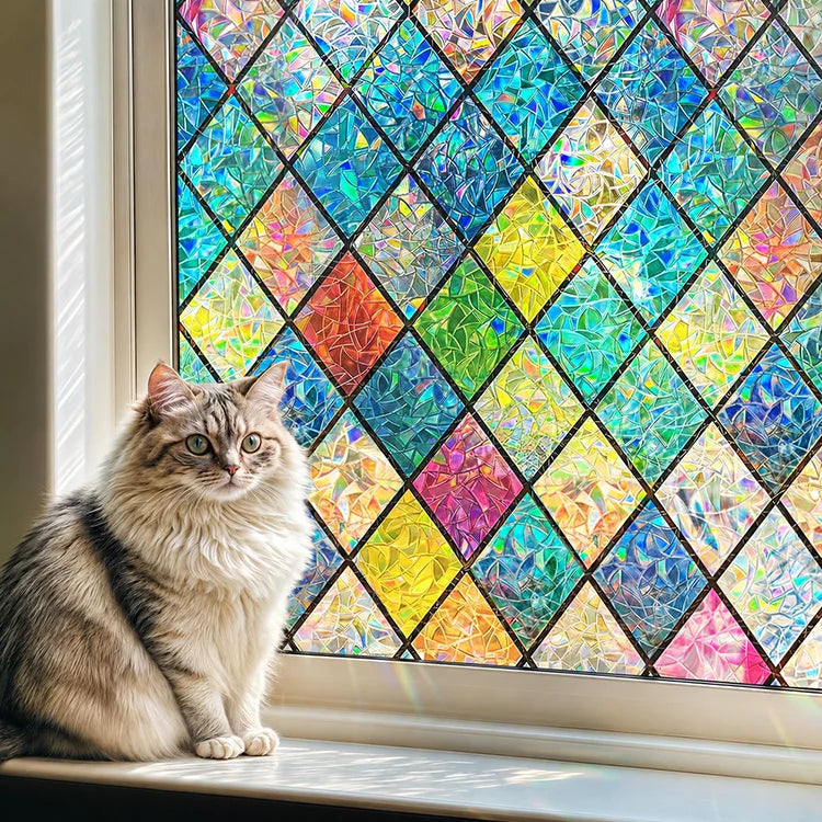 Rainbow Privacy Window Film
