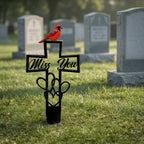 🐦LAST DAY 50% OFF -💖✝️Metal Cemetery Memorial Plaque for Remembrance