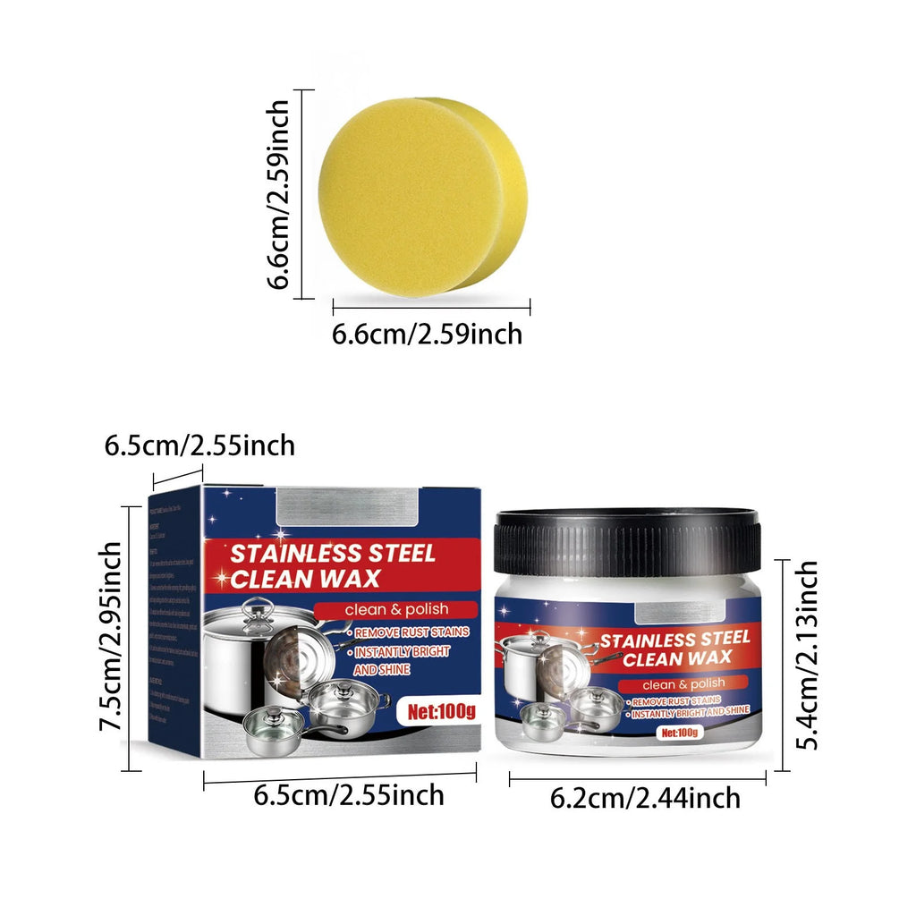 Stainless Steel Cleaning Wax