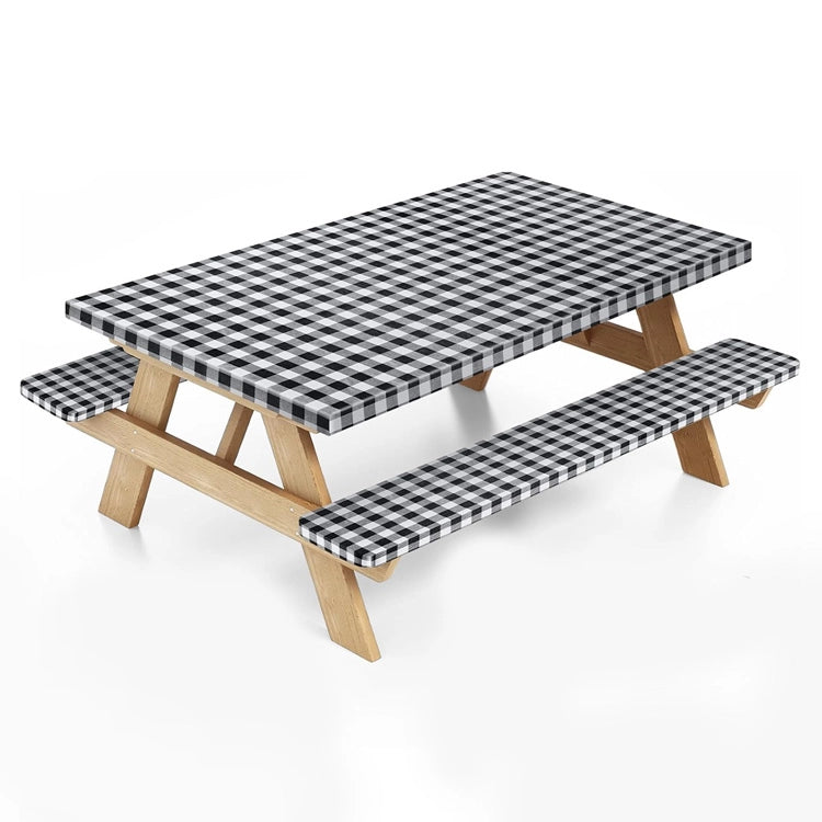 Stretch-Fit Picnic Table Cover Set