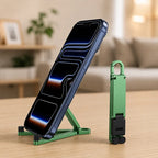 Foldable Aluminum Keychain Phone Stand