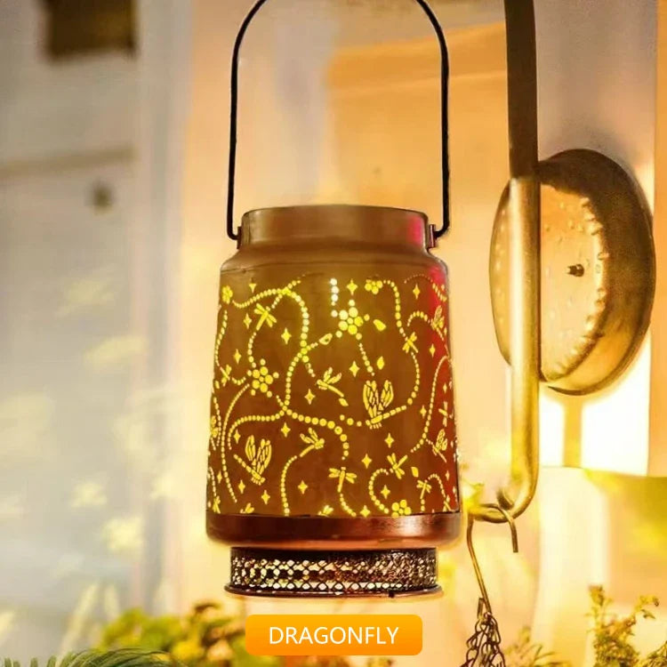 Outdoor Solar Lantern – Hummingbird, Butterfly, Sunflower, Dragonfly & Owl