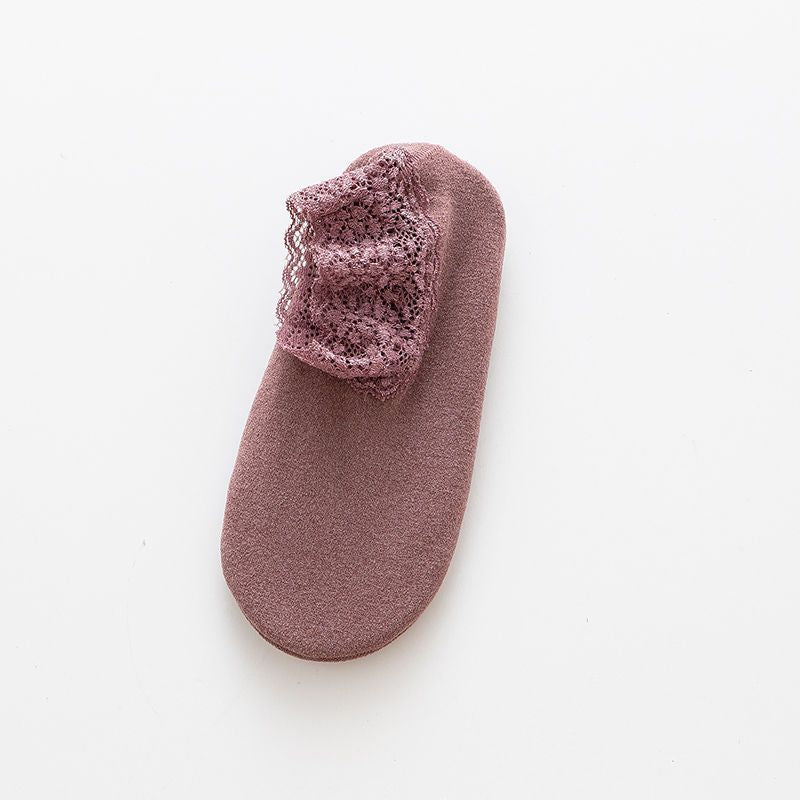 Stay Warm in Style – Fleece Lace Socks for Cold Days ❄️