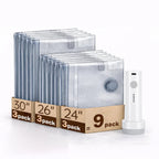Cordless Vacuum Compression Bags with Electric Pump - Save Up to 80% Space in Seconds
