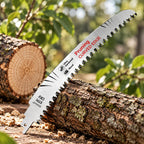 4-Piece Curved Pruning Saw Blade Set – 6″/9″/12″/15″ Reciprocating Saw Blades