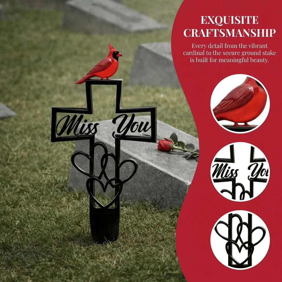 🐦LAST DAY 50% OFF -💖✝️Metal Cemetery Memorial Plaque for Remembrance