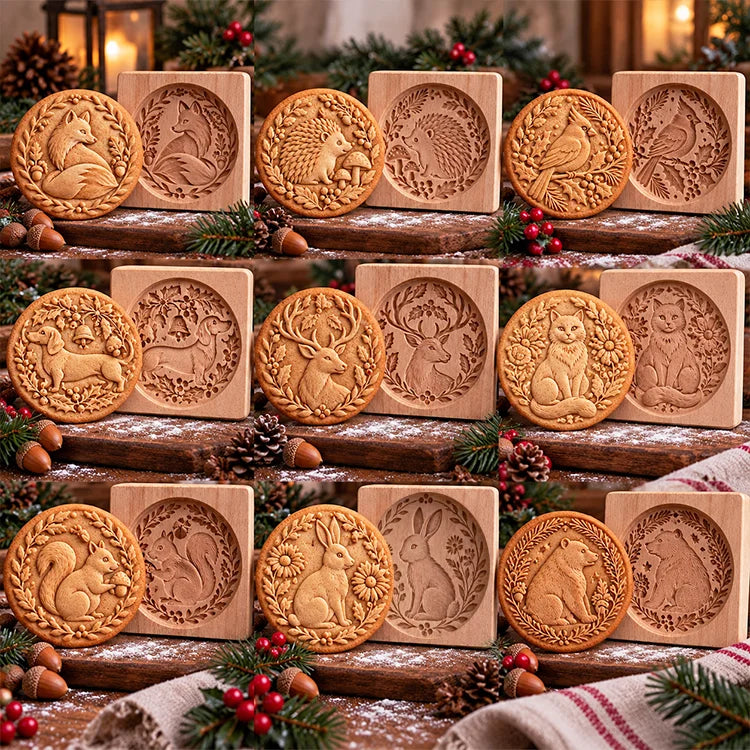 Woodland Animal Cookie Mold