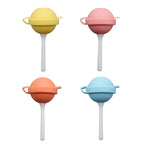 BPA-Free Silicone Round Popsicle Mold – Homemade Fruit Ice Pop Maker