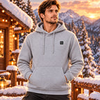 5-Zone Heated Pullover Hoodie – 3 Heat Levels USB Powered