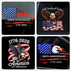 America 250th Anniversary Patriotic Car Decal (1776–2026 Edition)