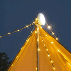 Powerful LED camping lamp with long-lasting battery