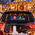 Custom Christmas Car Window LED Display