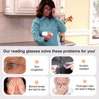 🌎Ends Today: UP TO 60% OFF!🔥👓Ultra Light Anti Blue Presbyopic Glasses✨