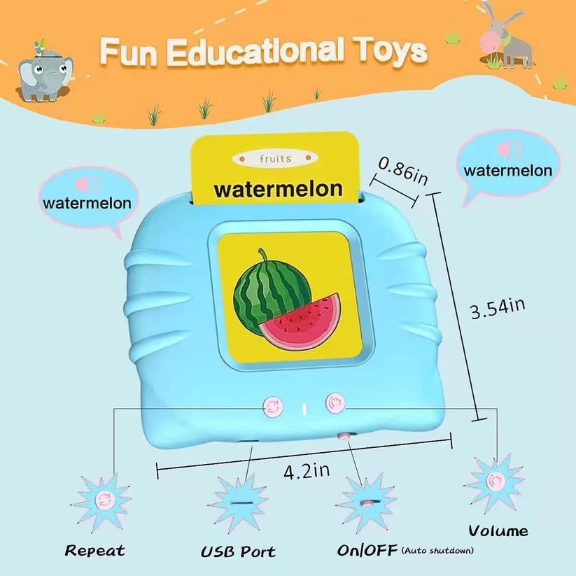 SmartTalk Kids Flashcard Reader – Interactive Learning Machine