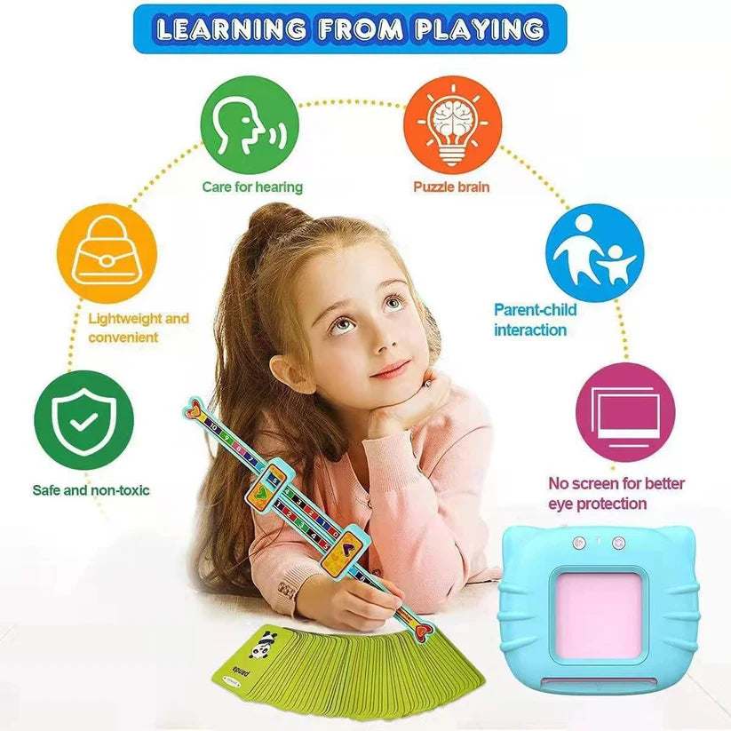 SmartTalk Kids Flashcard Reader – Interactive Learning Machine