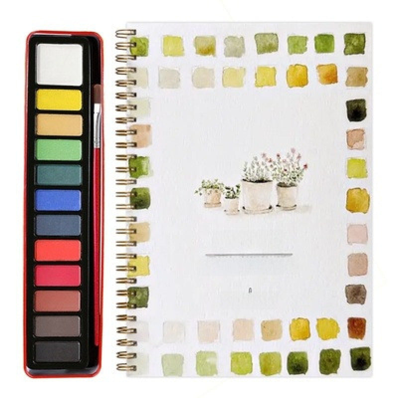 Step-by-Step Watercolor Workbook – Beginner to Confident Artist