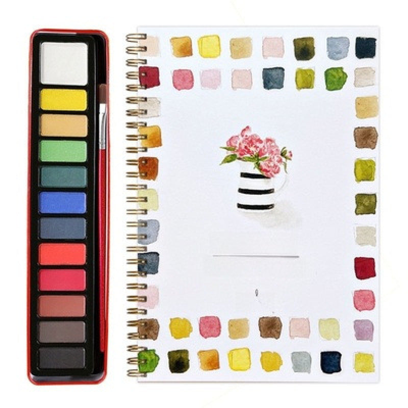 Step-by-Step Watercolor Workbook – Beginner to Confident Artist