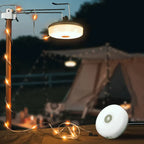 Powerful LED camping lamp with long-lasting battery