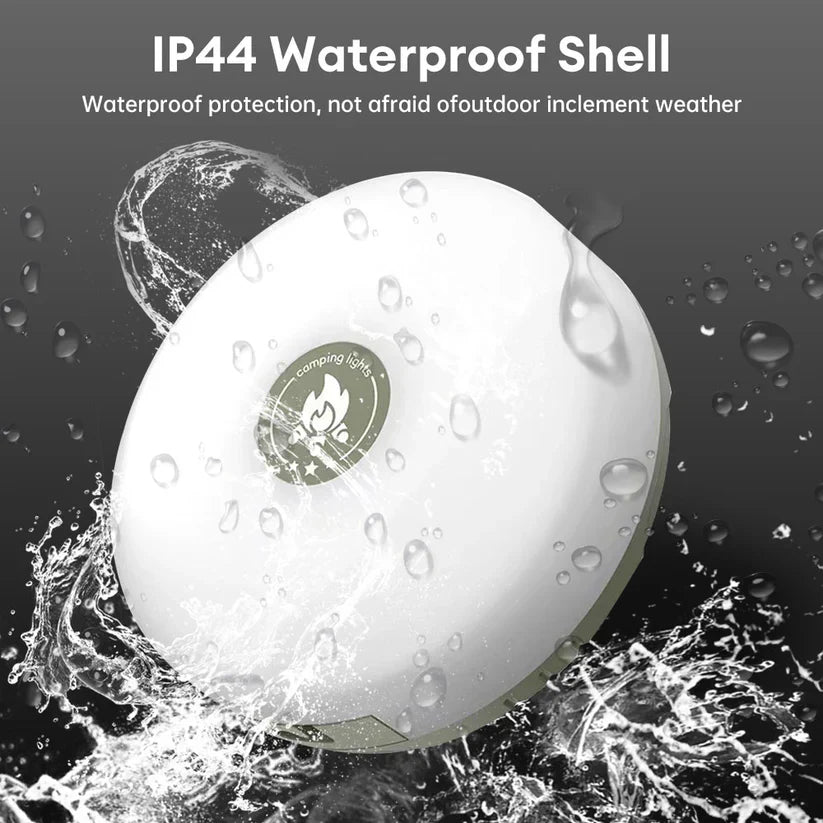 Powerful LED camping lamp with long-lasting battery