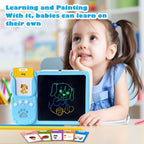 Kids Learning & Drawing Tablet — No Blue Light, 224 Words for Early Learning