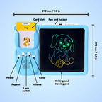 Kids Learning & Drawing Tablet — No Blue Light, 224 Words for Early Learning