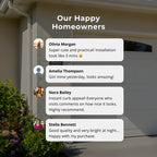 LumiSign™ Auto-Glow Solar Address Plaque