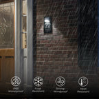 LumiSign™ Auto-Glow Solar Address Plaque