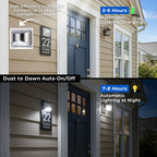 LumiSign™ Auto-Glow Solar Address Plaque