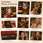Handcrafted 3D Christmas Wine Glass – Festive Holiday Goblet