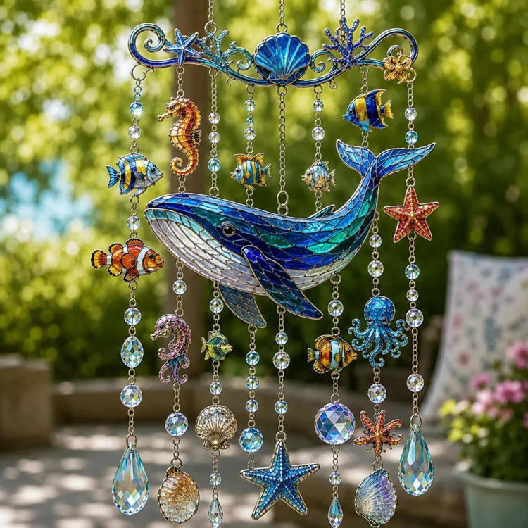Ocean Charm Crystal Wind Chime