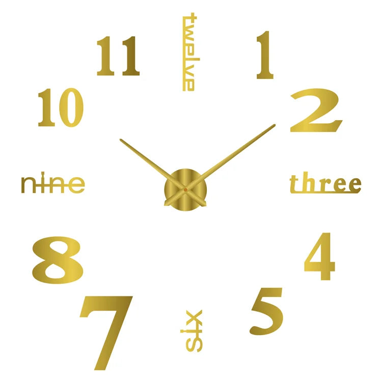 DIY Acrylic Wall Clock